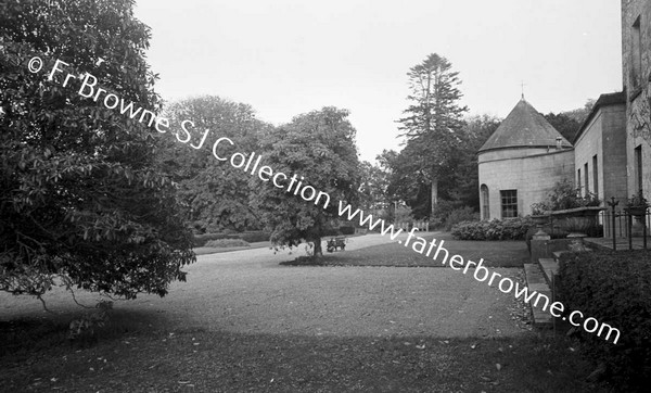 MOUNT CONGREVE  EAST TOWER AND TERRACE FROM STEPS